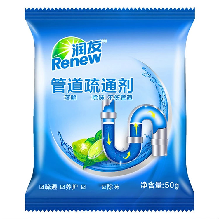 Bột thông cống, thông tắc bồn cầu, lavabo xử lý tắc nghẽn ống thoát nước, khử mùi hôi
